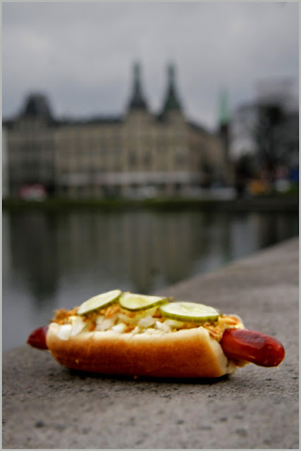 danish hot dog ristet street food