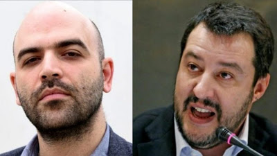 Saviano: "Salvini non è persona perbene"