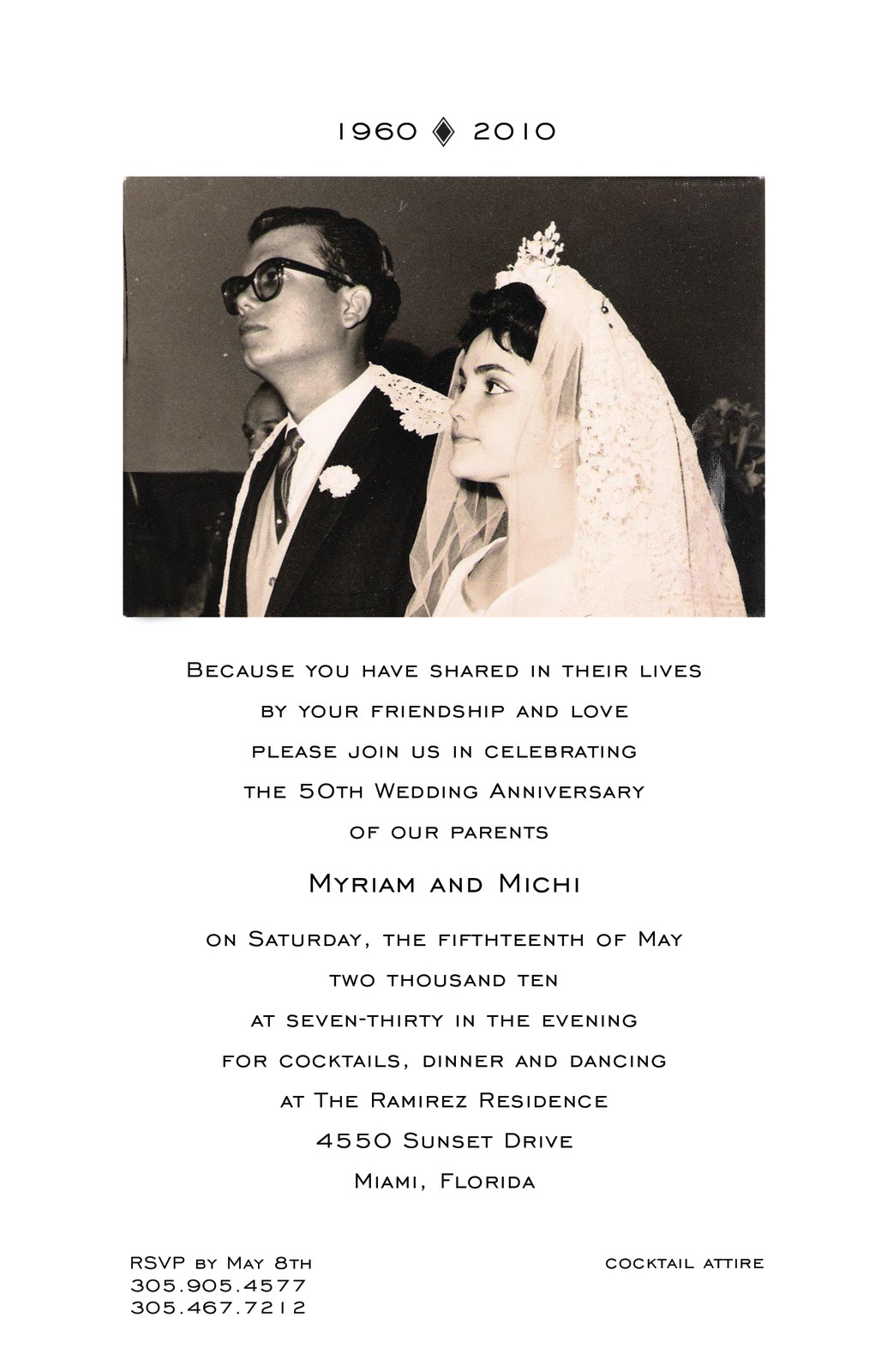 50th wedding anniversary