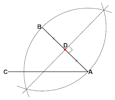 垂直二等分線の作図
