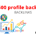 dofollow backlinks high da profile backlinks indexed google