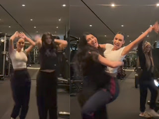 Kim Kardashian & Kylie Jenner Collaborate To Make Viral 'It's A Wrap' Fun TikTok Dance Video