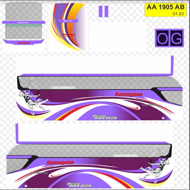 Livery Bussid Srikandi Shd San