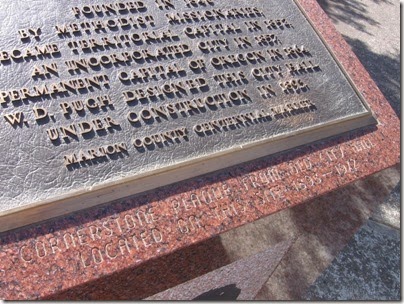 IMG_3497 Salem City Hall Cornerstone Plaque in Salem, Oregon on September 9, 2006