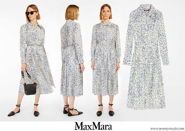 Kate Middleton wore Max Mara Studio Zaza crepe de chine dress