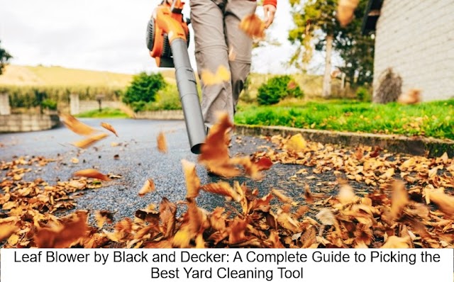 Leaf Blower by Black and Decker: A Complete Guide to Picking the Best Yard Cleaning Tool