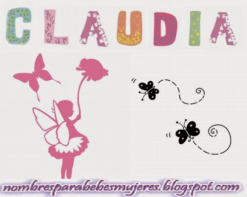 QUE SIGNIFICA CLAUDIA