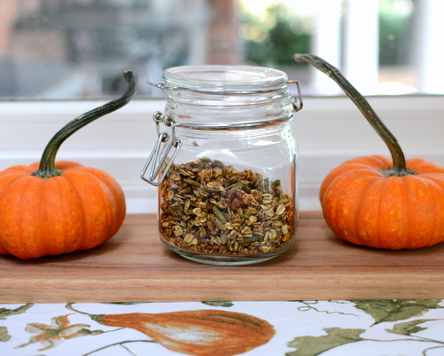 Pumpkin Granola, another healthy breakfast ♥ A Veggie Venture