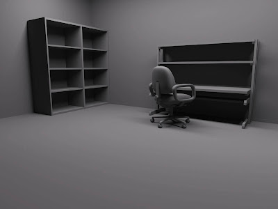 3D Office Standard Resolution Wallpaper