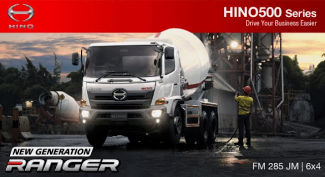 modifikasi truk hino ranger mix putih