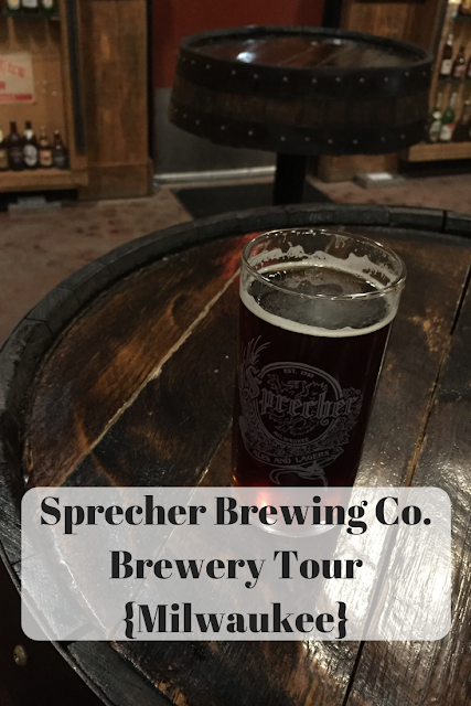 Sprecher Brewing Co. Brewery Tour Milwaukee learning about brewing and the manufacturing process