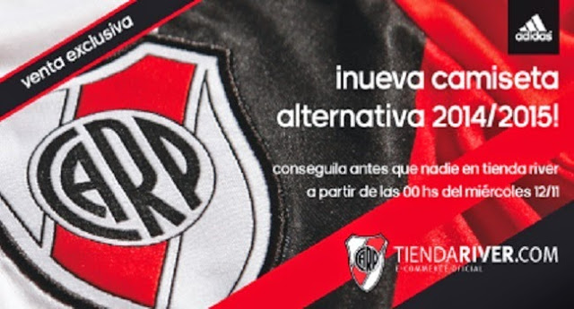 Se pone en venta la nueva camiseta suplente de River