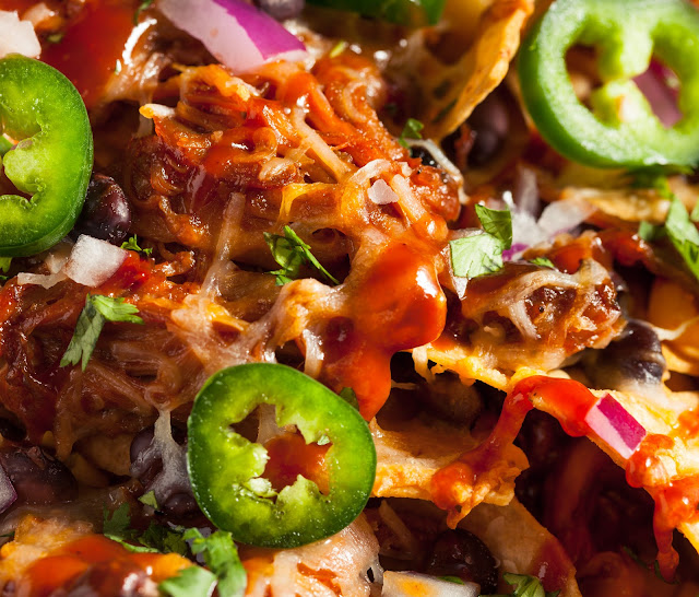 BBQ Pulled Pork Nachos for Two