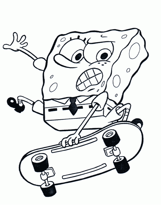 Kids Page Spongebob Coloring Pages For Kids Effy Moom Free Coloring Picture wallpaper give a chance to color on the wall without getting in trouble! Fill the walls of your home or office with stress-relieving [effymoom.blogspot.com]