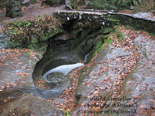 The Devil's Bathtub in Ohio's Hocking Hills