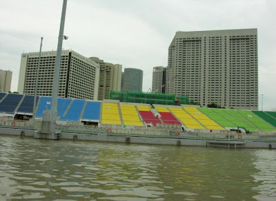 the floating stadium of singapore @ strange world