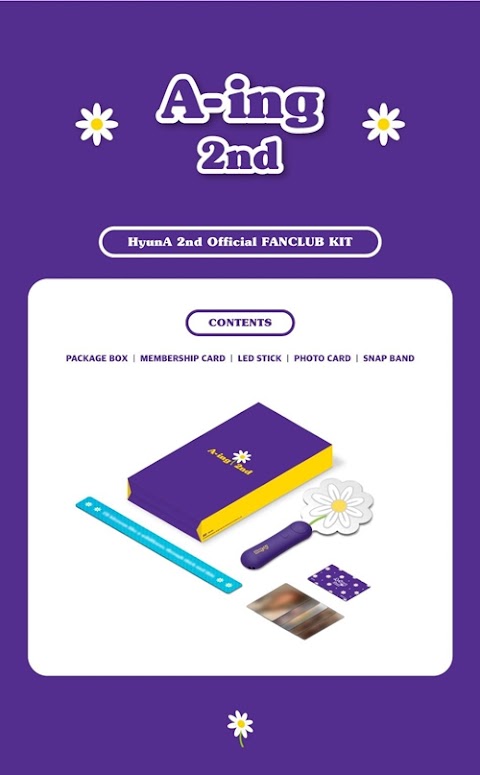 ✰PHOTO✰ Oficjalny powitalny fankit fanclubu Hyuny "A-ing" [2 edycja]