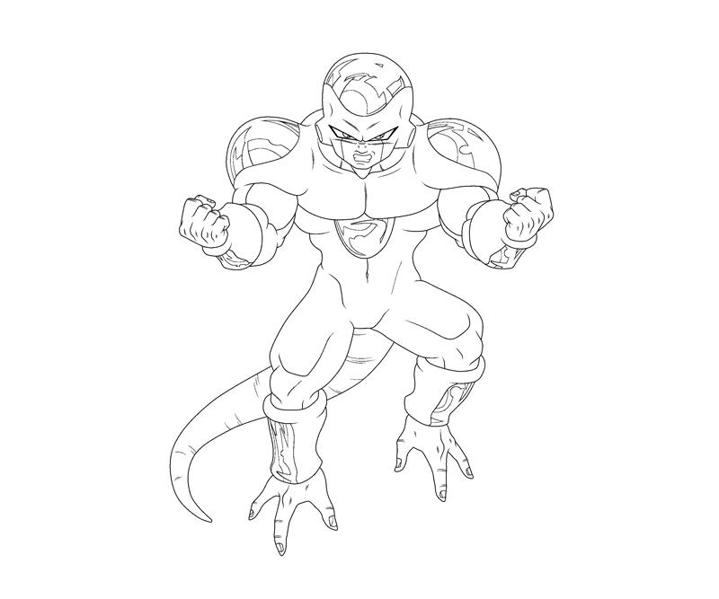 Printable Frieza 2 Coloring Page
