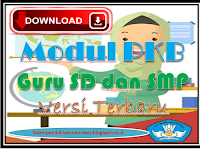 Download Modul PKB Guru SD dan SMP Versi Terbaru 