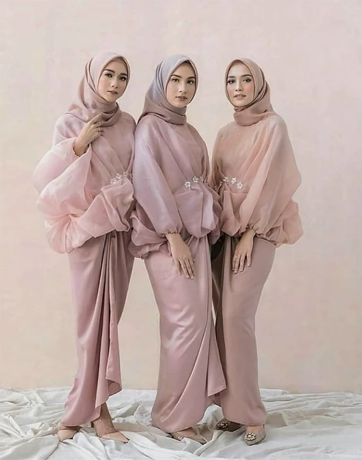 40 Model Kebaya Muslim Yang Stylish Dan Trendi Untuk - Model baju gamis kebaya