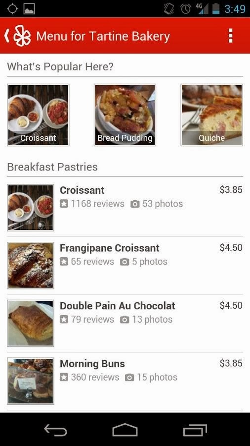 android restaurant app