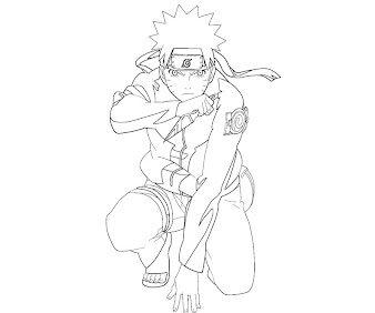 #6 Naruto Coloring Page