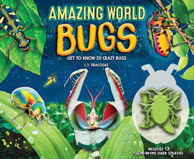 Bold, bright, and informative! Kids will love learning about these twenty crazy and fascinating bugs. From the spiny flower mantis to glowing cockroach, kids are sure to be captivated by the crazy and cool things bugs can do! #AmazingWorldBugs #NetGalley #Bugs