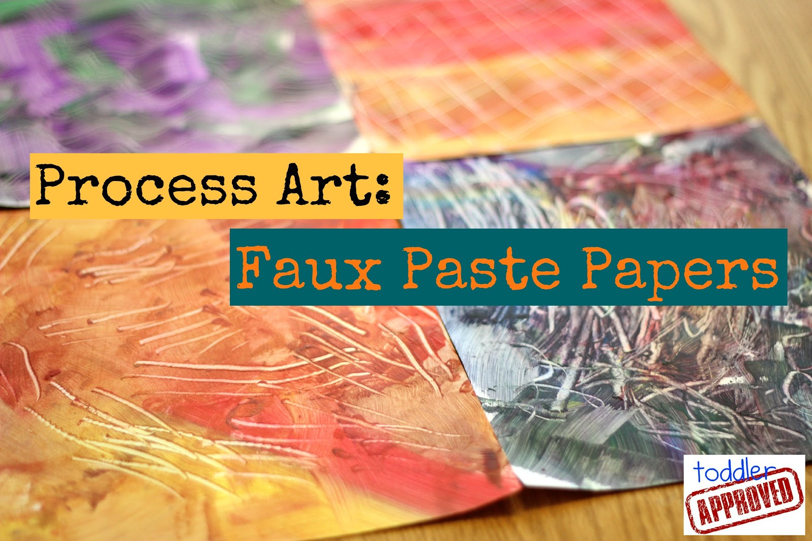 toddler approved process art faux paste papers wallpaper paste anyone