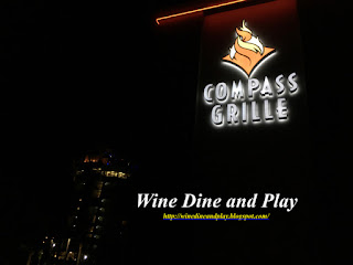 The entrance to Compass Grille at the Sirata Beach Resort on St Pete Beach