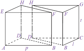 volume prisma tegak segitiga siku-siku merupakan setengah volume balok