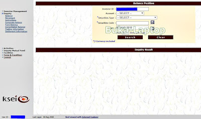 Cek Mutasi Transaksi Saham Ksei