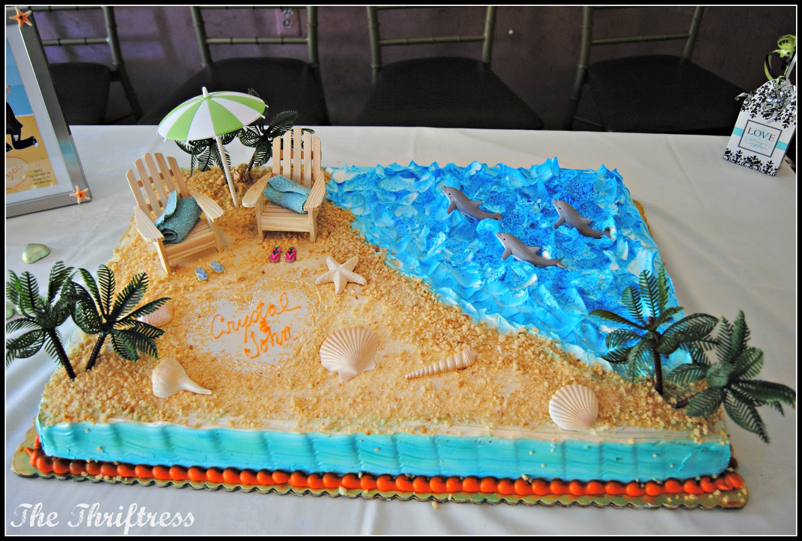 The Thriftress Beach Themed Bridal Shower