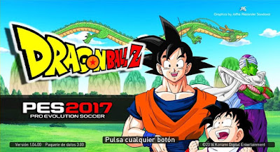 PES 2017 Dragon Ball Z Graphic Menu by JAS