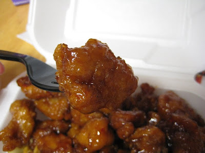 Panda Express Orange Chicken Close Up