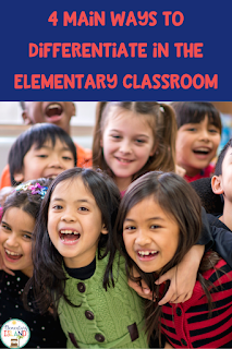 Differentiating in the elementary classroom doesn't have to be time consuming or complicated with these fun and easy strategies to implement today. From product, to process, to content, to environment, differentiation can be a part of every day learning in your classroom this year. Be sure to check out the FREE Differentiation Guide to help you get started with differentiation in your classroom today! #elementaryisland #differentiation #differentiationstrategies #differentiationintheelementaryclassroom #elementarydifferentiationideas #howtodifferentiateinstruction