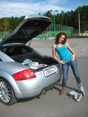 Cute Russian Girls and their Cars