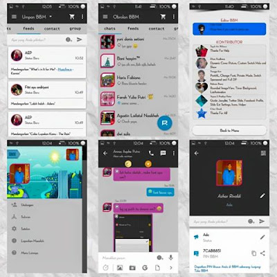 BBM MOD Simple Dark 2.9.0.45 APK