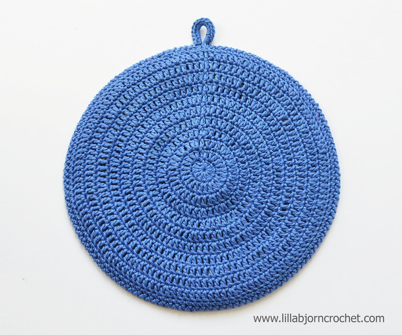 Northern Lights Potholder. A very easy to follow FREE pattern by Lilla Bjorn Crochet