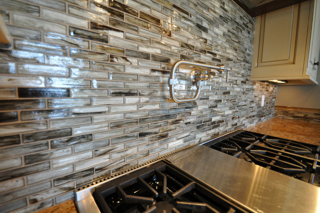 Stone Glass Tile Backsplash