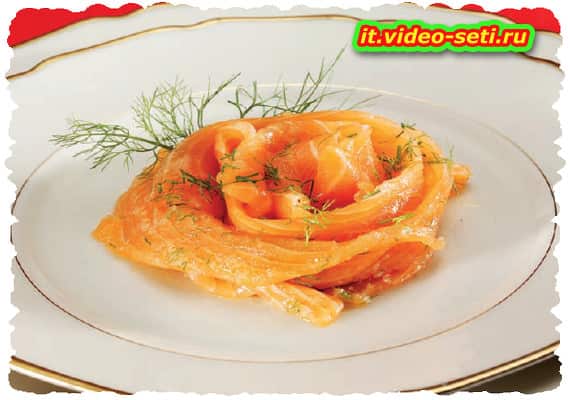 Salmone marinato