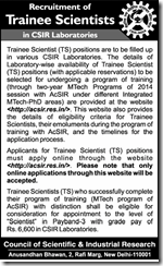 csir laboratories - www.indgovtjobs.in