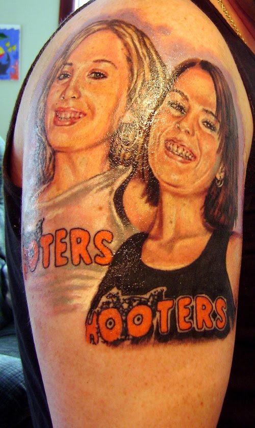 Labels Hooters Tattoo