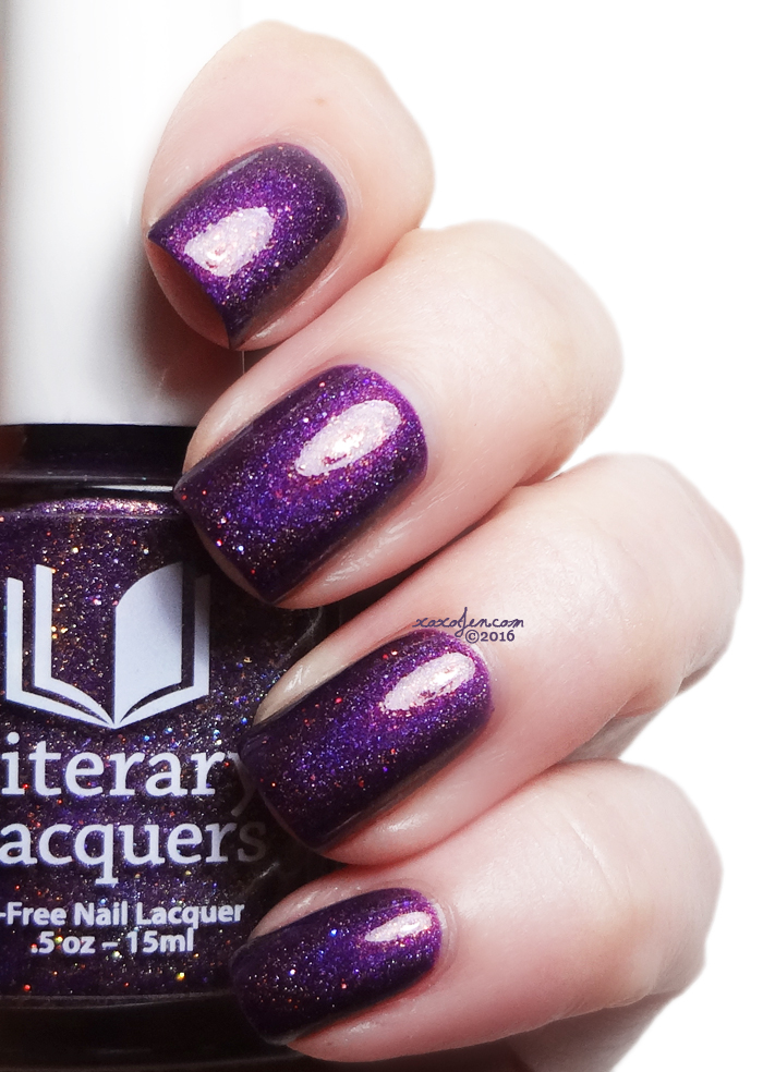 xoxoJen's swatch of Literary Lacquers Soul Within Me Burning