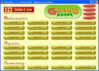 Genius Maker Software Pendidikan Meliputi Mata Pelajaran 