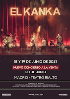 El Kanka, nuevo concierto en el Teatro Rialto de Madrid