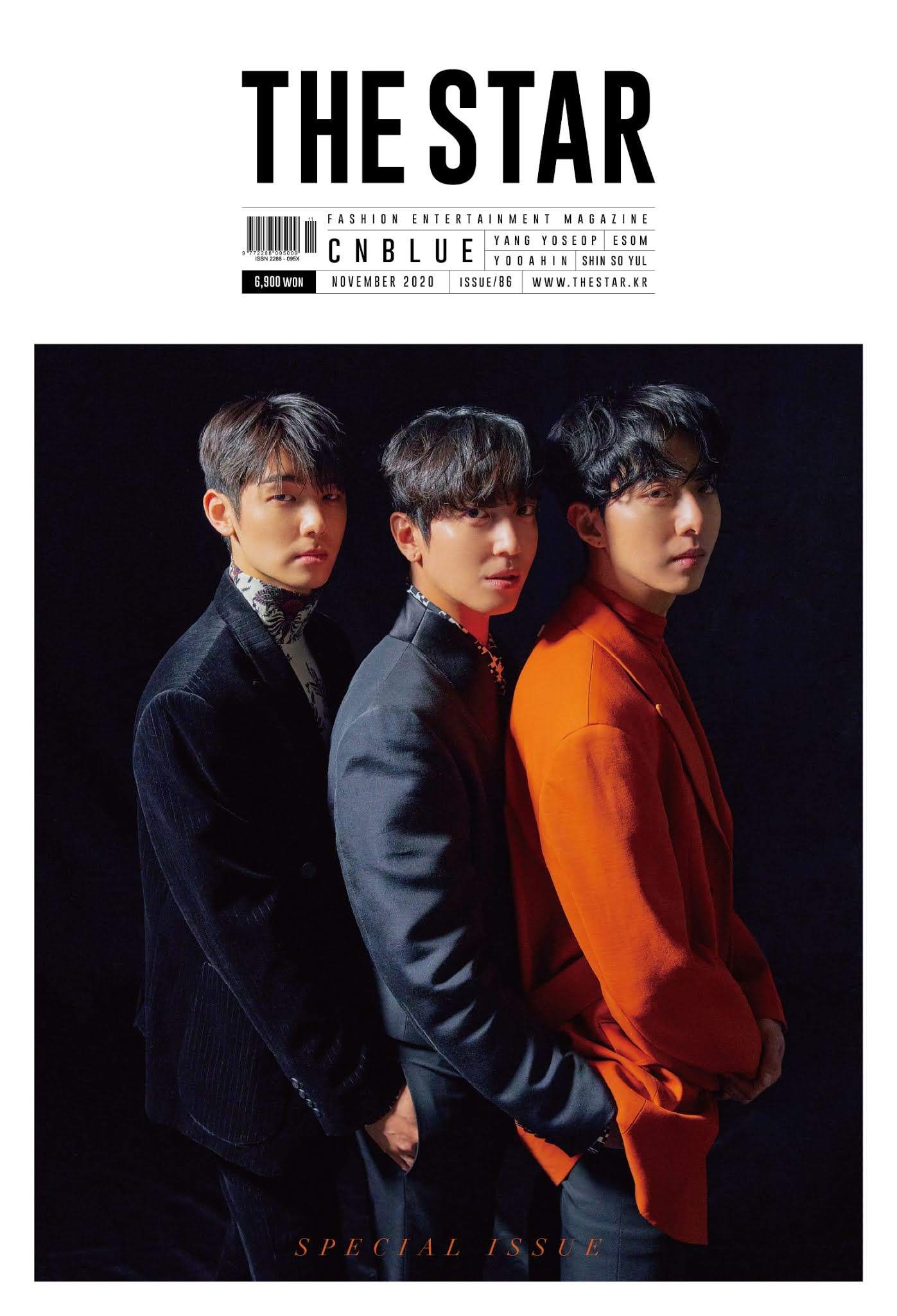 CNBLUE Talks About Preparing for Comeback as Three Members on 'THE STAR' Magazine