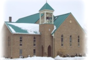 image Trinity United Church Omemee Winter Scene