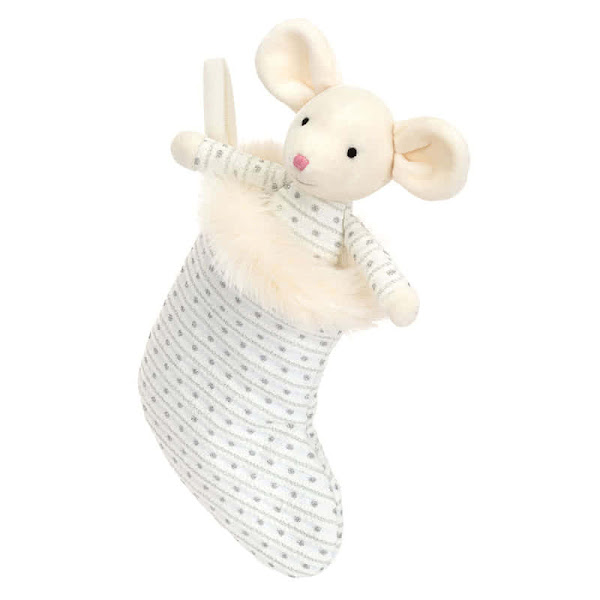 Jellycat Shimmer Stocking Mouse soft toy