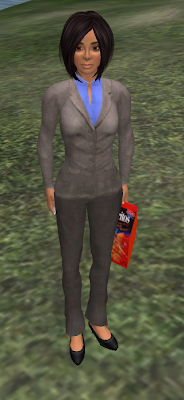 image: my avatar with a bag of Doritos