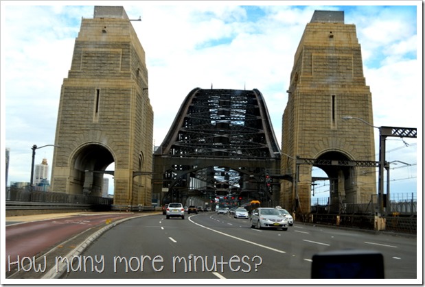 Surviving public transportation in Sydney! ~ How Many More Minutes?
